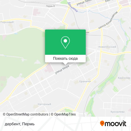 Карта дербент