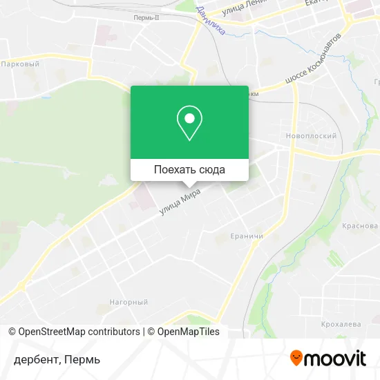Карта дербент