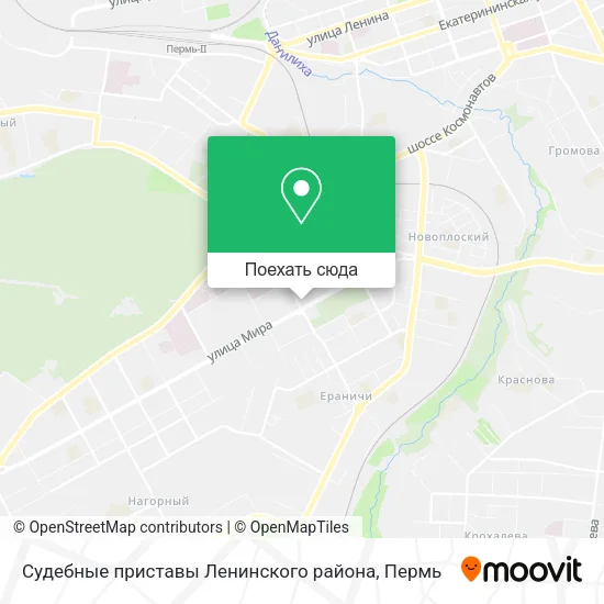 Карта Судебные приставы Ленинского района