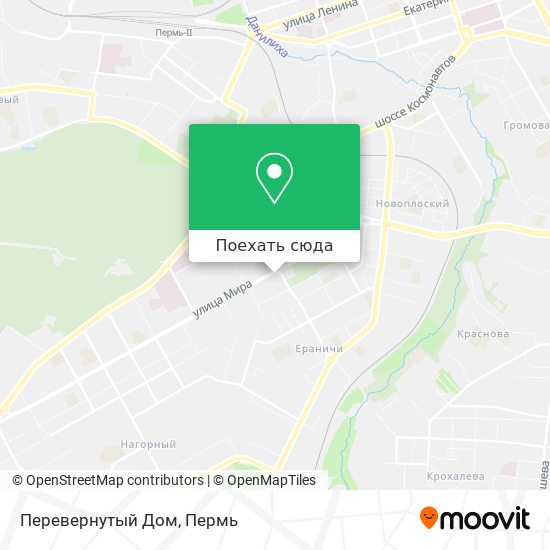Карта Перевернутый Дом