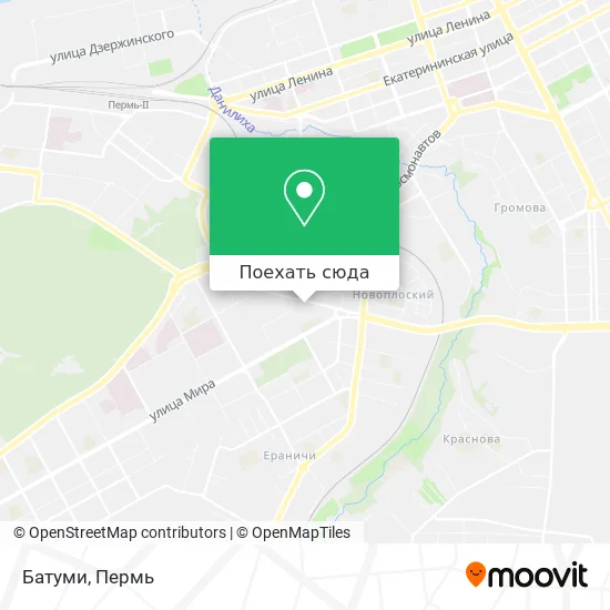 Карта Батуми