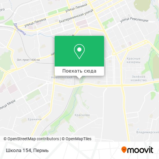 Карта Школа 154