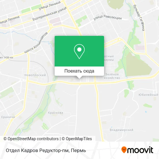 Карта Отдел Кадров Редуктор-пм