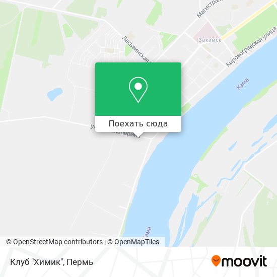 Карта Клуб "Химик"