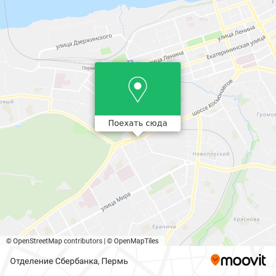 Карта Отделение Сбербанка