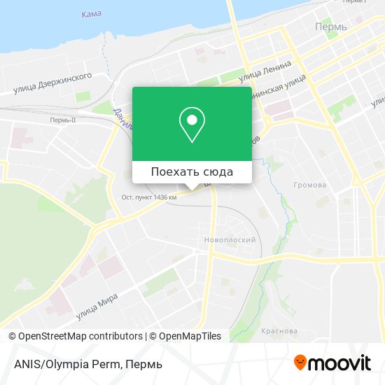Карта ANIS/Olympia Perm