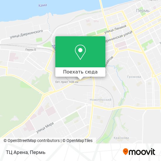 Карта ТЦ Арена