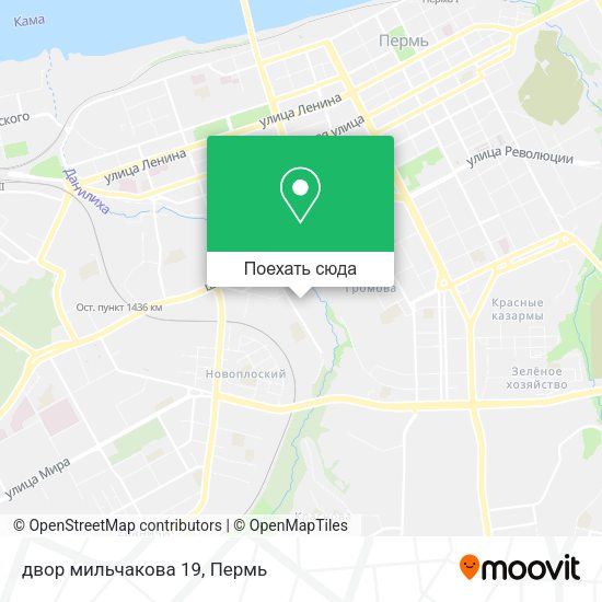 Карта двор мильчакова 19
