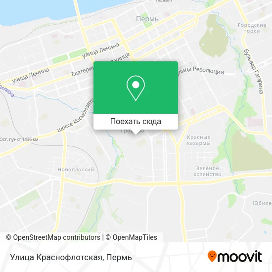 Карта Улица Краснофлотская