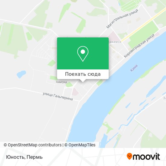 Карта Юность