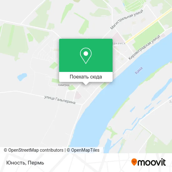 Карта Юность