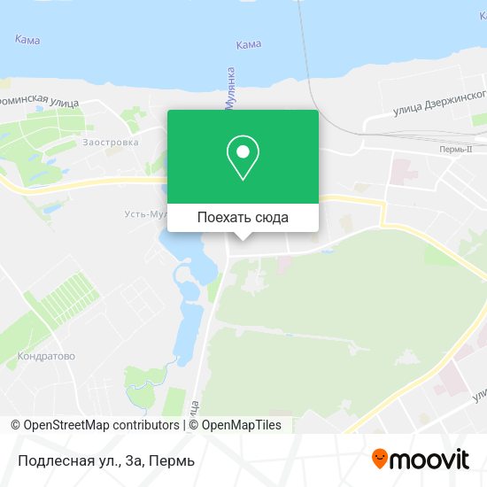 Карта Подлесная ул., 3а