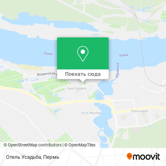 Карта Отель Усадьба