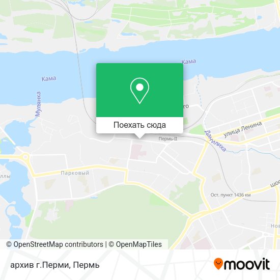 Карта архив г.Перми