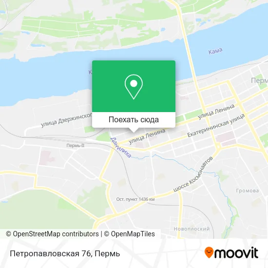 Карта Петропавловская 76