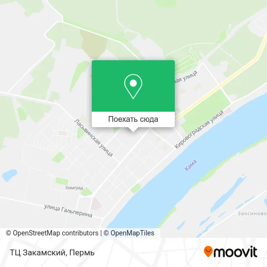 Карта ТЦ Закамский
