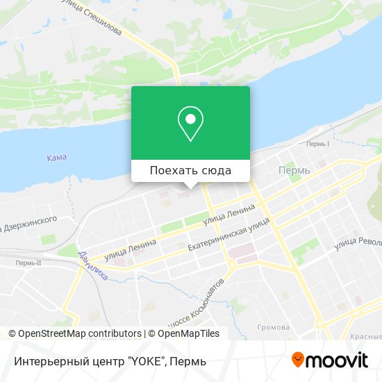 Карта Интерьерный центр "YOKE"