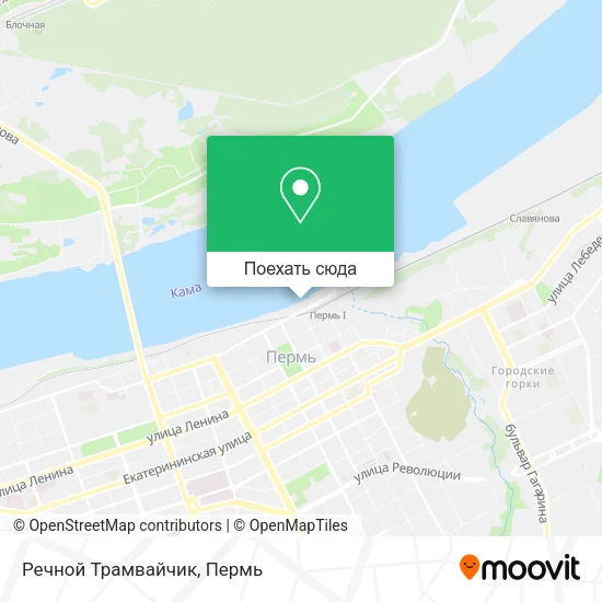 Карта Речной Трамвайчик