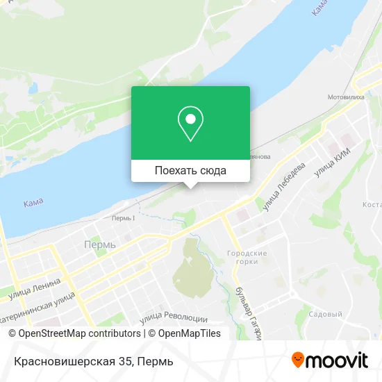Карта Красновишерская 35