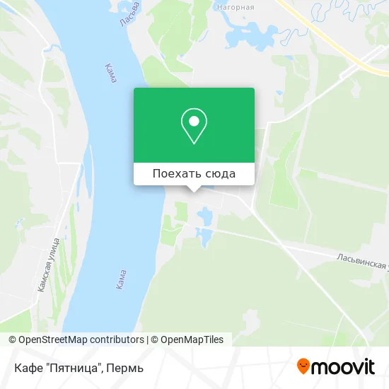 Карта Кафе "Пятница"