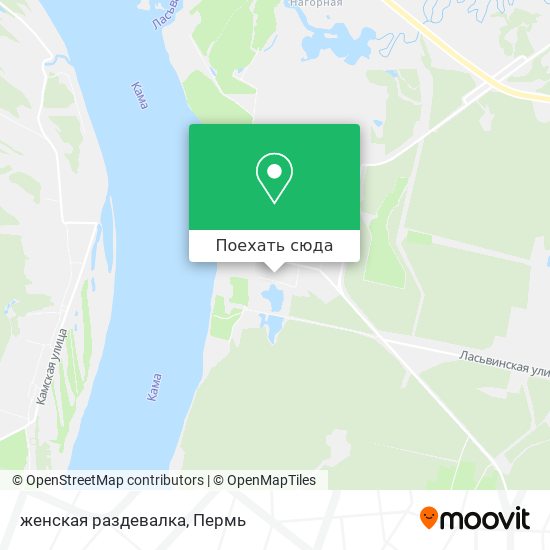 Карта женская раздевалка