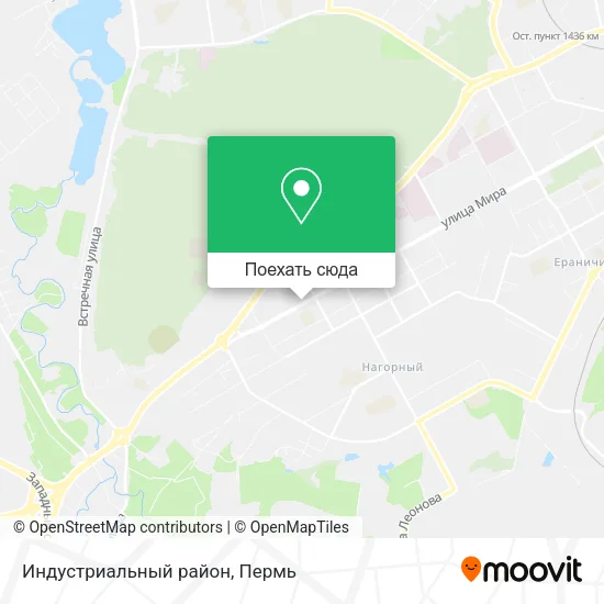 Карта Индустриальный район