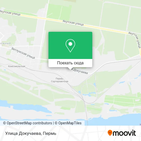 Карта Улица Докучаева