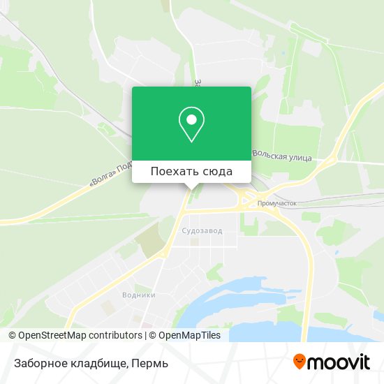 Карта Заборное кладбище