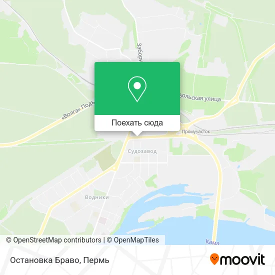 Карта Остановка Браво