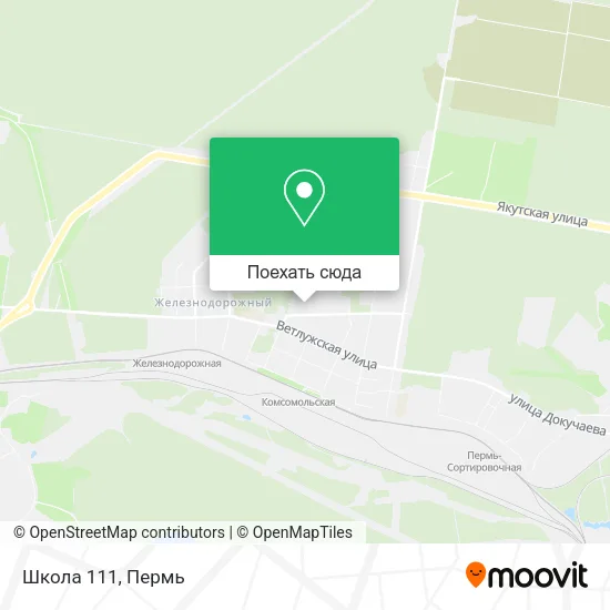 Карта Школа 111