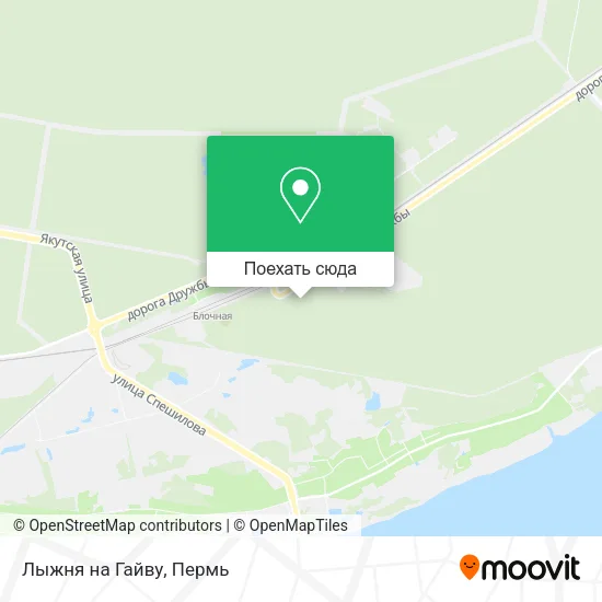 Карта Лыжня на Гайву