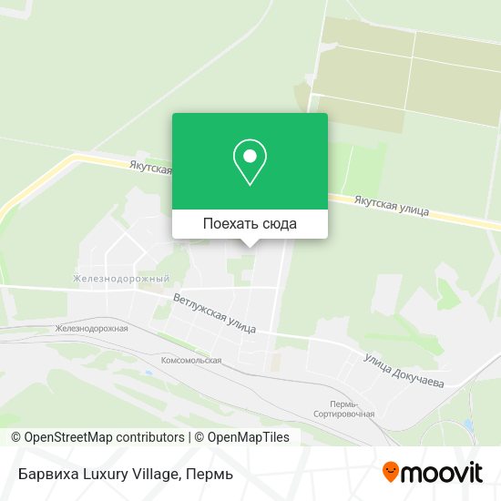Карта Барвиха Luxury Village