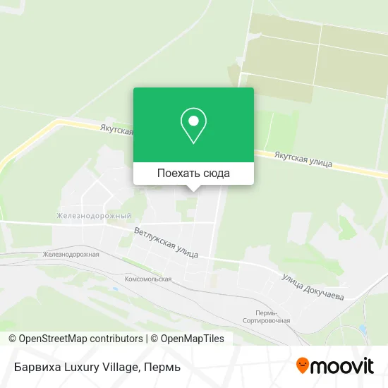 Карта Барвиха Luxury Village