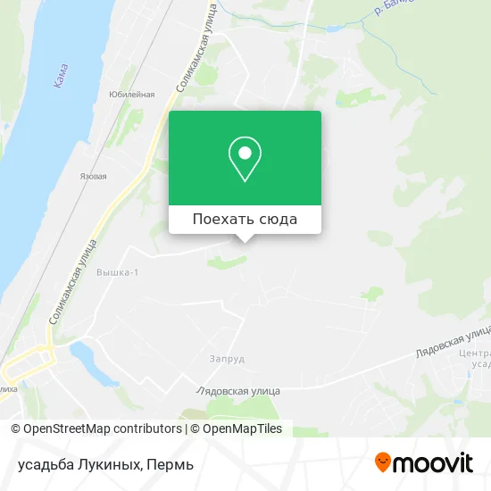 Карта усадьба Лукиных
