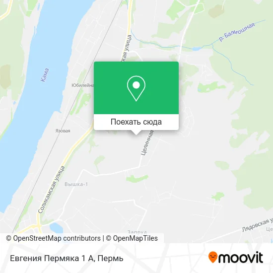Карта Евгения Пермяка 1 А