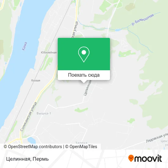 Карта Целинная