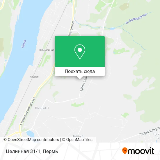 Карта Целинная 31/1
