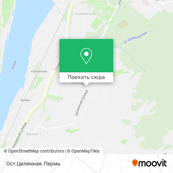 Карта Ост.Целинная