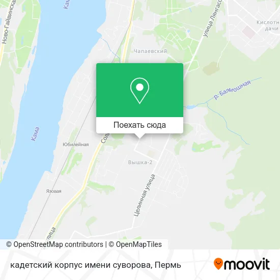 Карта кадетский корпус имени суворова