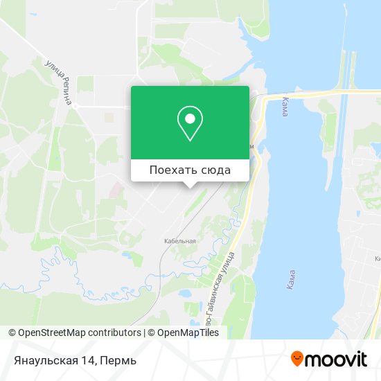 Карта Янаульская 14