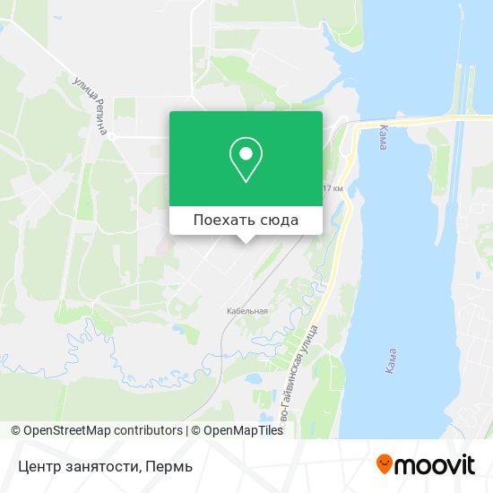 Карта Центр занятости