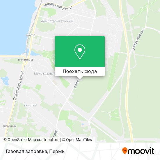 Карта Газовая заправка