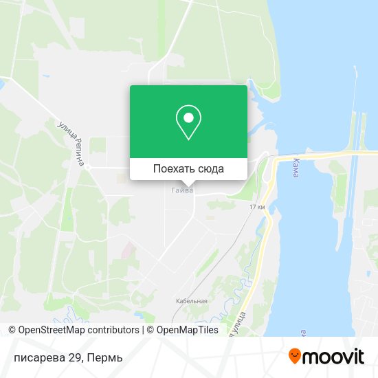 Карта писарева 29