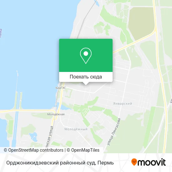 Карта Орджоникидзевский районный суд