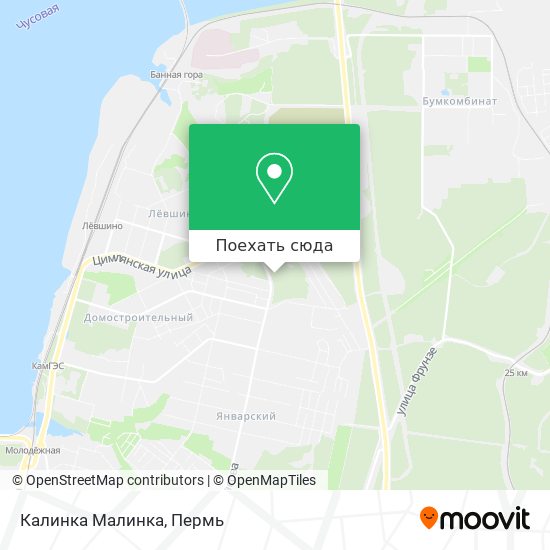 Карта Калинка Малинка