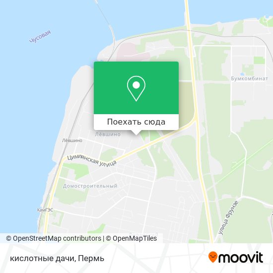 Карта кислотные дачи
