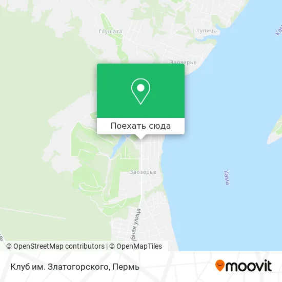 Карта Клуб им. Златогорского