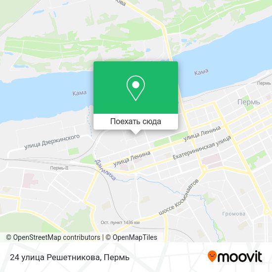 Карта 24 улица Решетникова