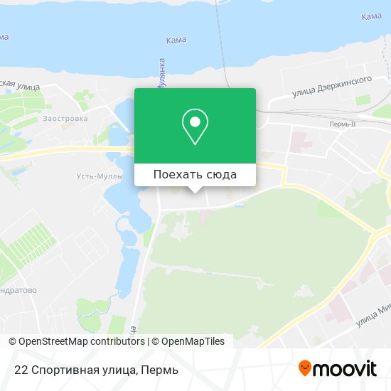 Карта 22 Спортивная улица