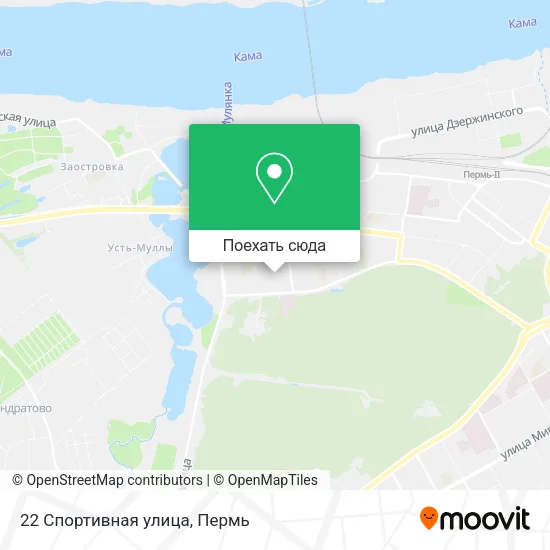 Карта 22 Спортивная улица